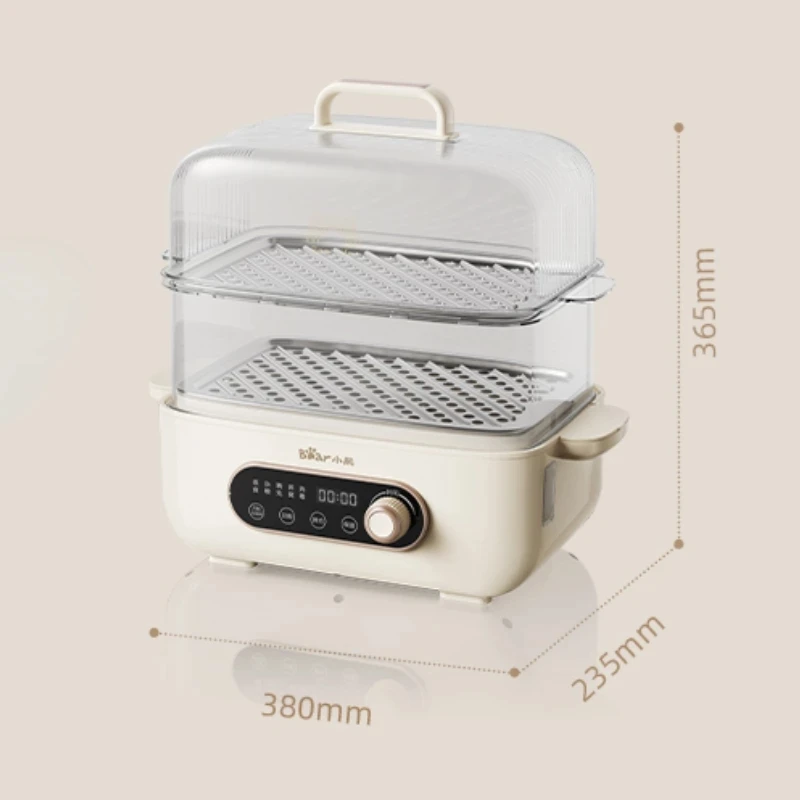 Bear Household Electric Steamer 12L Large-capacity Cooking Steamer Cooker All-in-one Double-deck Multi-functional Food