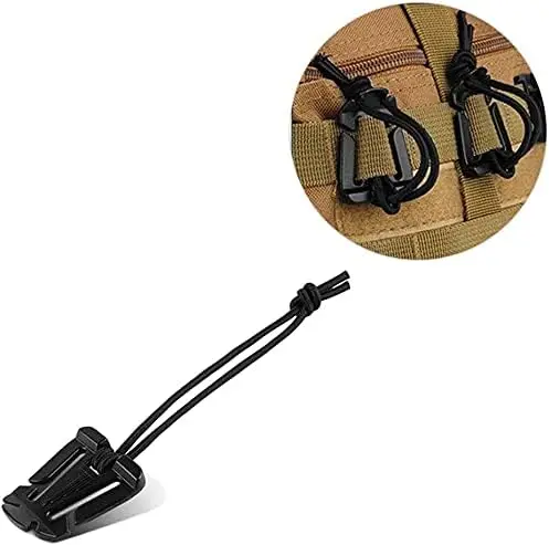 MELOTOUGH Lot De 2 Pinces à Gants Tactiques En Paracorde Avec 2 Pinces