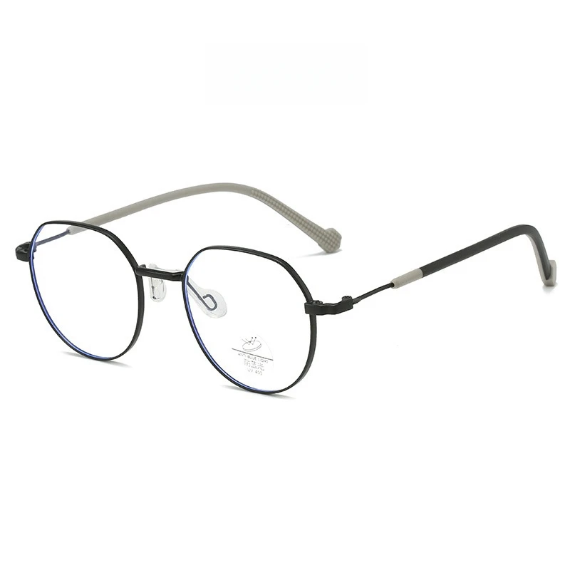 YIMARUILI Ultralight Fashion Children Eyeglasses Frame Alloy Silicone Kids Glasses Polygon Boy Girl Optical Prescription Eyewear