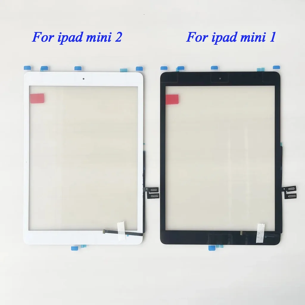 TOUCH SCREEN + IC CHIP IPAD MINI WHITE FLEX HOME BUTTON A 1432 ; A 1454
