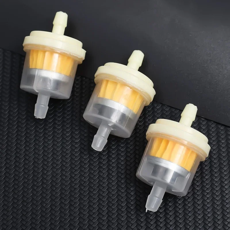 1/10pcs Universal Gasoline Fuel Filter for Motorcycle Moped Scooter Motocross motorcycle oil filter,fuel filter