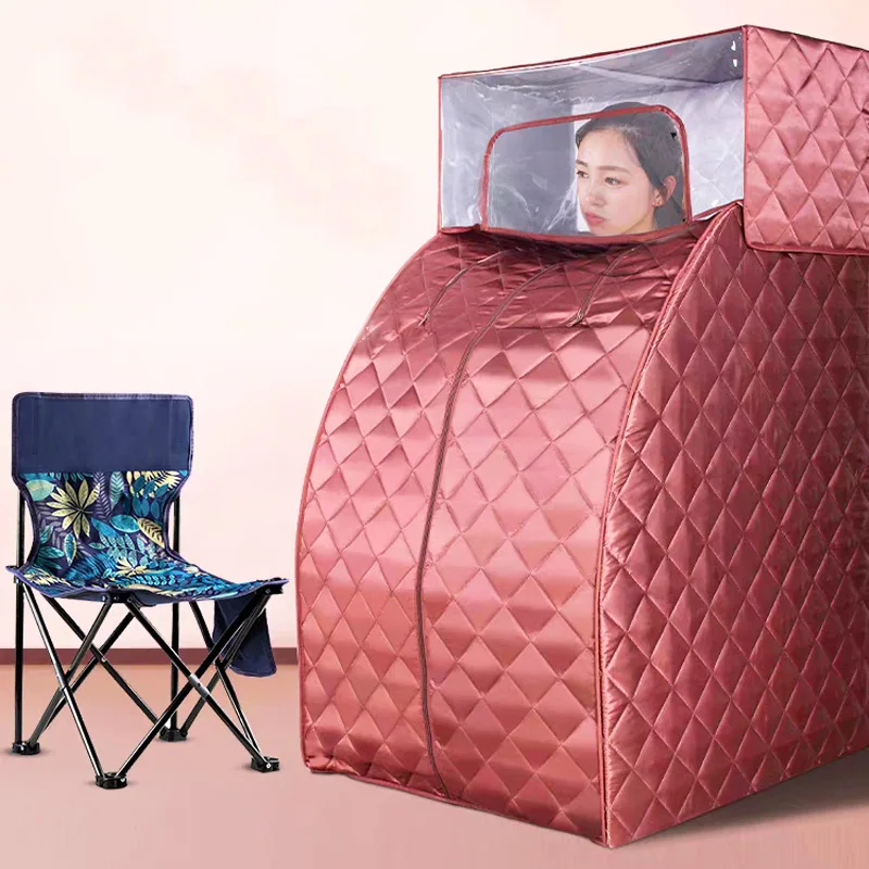 Portátil distante infravermelho sauna pessoal dobrável casa sauna spa