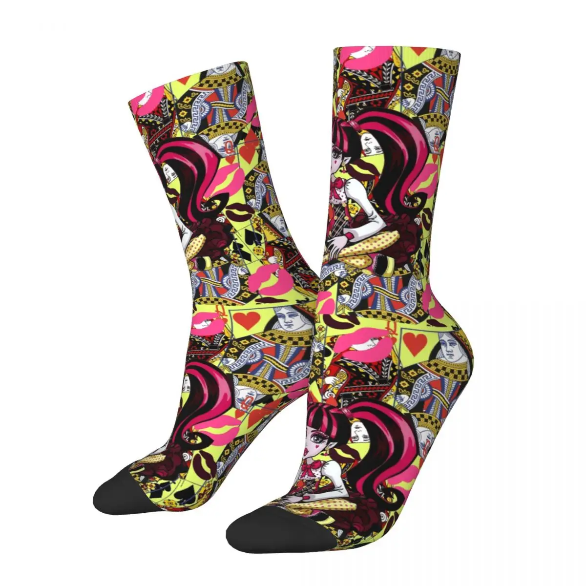 Calzini Da Basket Colorati Draculaura Monster High Calzini A Tubo Centrale In Poliestere Per Unisex Traspirante