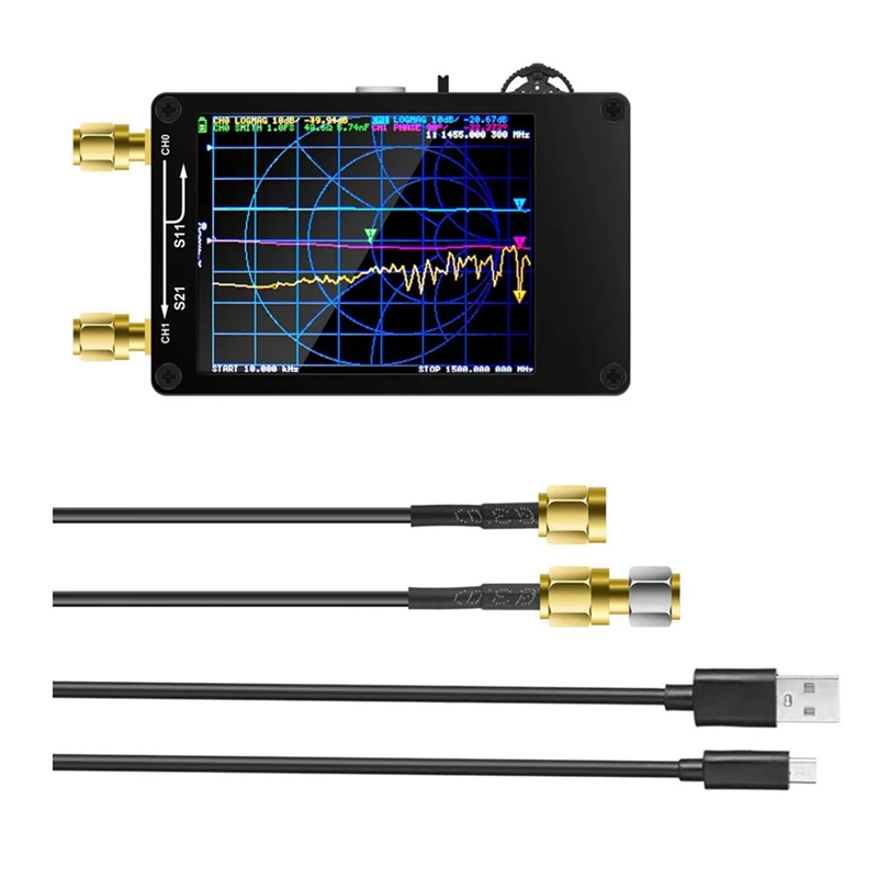 

1Set 2.8 Inch TFT Display Spectrum Analyzer 50Khz -900Khz Antenna Network Analyzer PCB