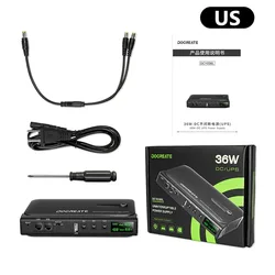Universal 36W UPS Uninterruptible Power Supply with Replaceable Battery (US Plug)
