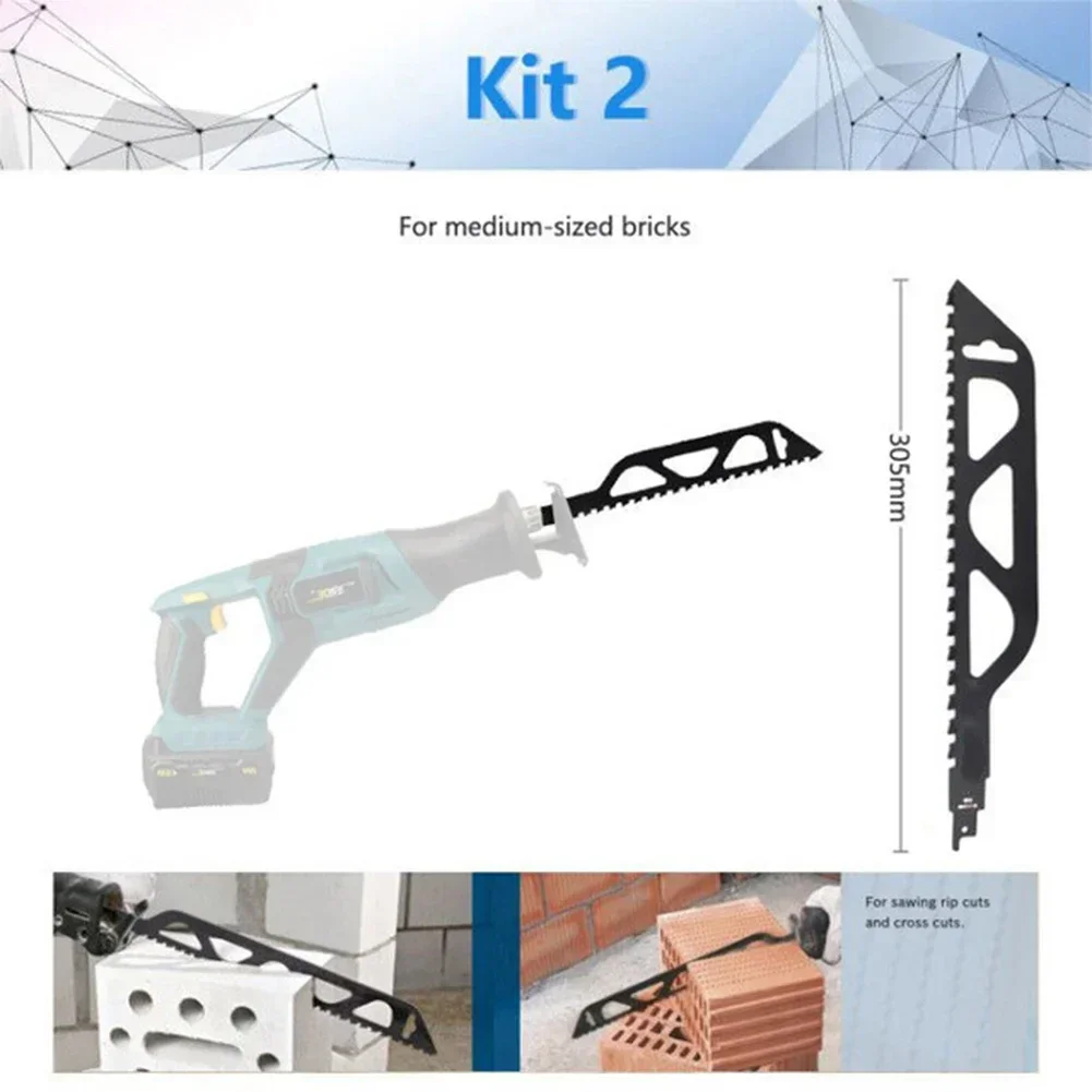 Reciprocating Saw Blade Cutting Red/Grey Brick And Stone For Saber Saws All-Purpose Demolition Masonry Reciprocating Saw Blade