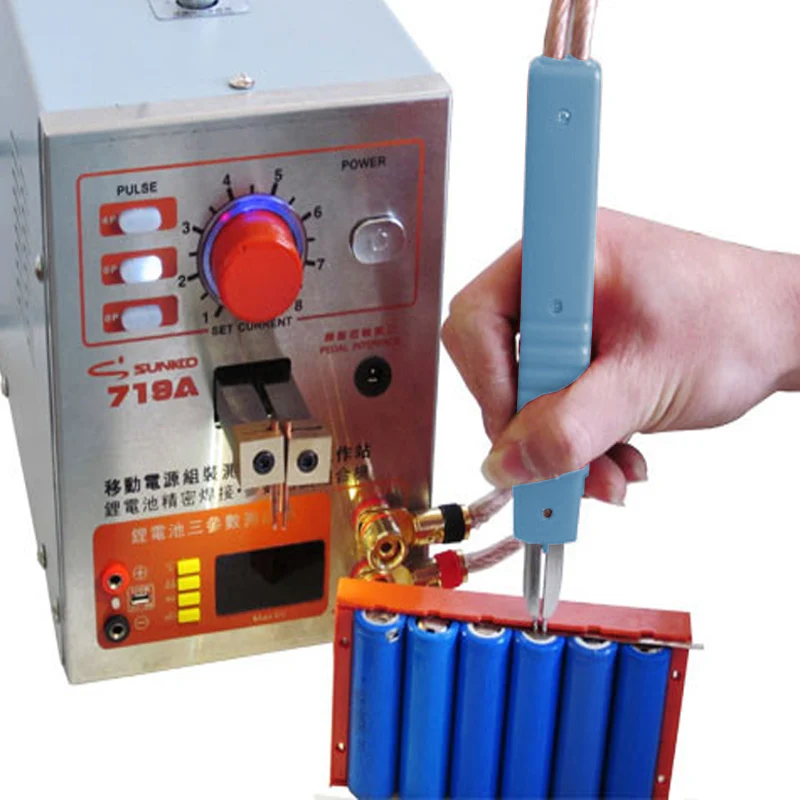 SUNKKO HB-71A Battery spot welding pen Y type interface Suitable for S709A S719A spot welder machine Spot welder production DIY 5
