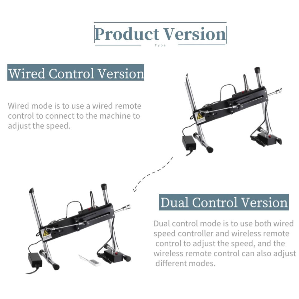 120W Sex Machine for Women And Men with Wireless Attachments Automatic Dildo 3-11CM Wired & Wireless Options