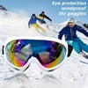 1pc Large Frame Polarized Ski Goggles For Men And Women, Windproof Snowproof UV Protection Anti-Fog Snowboard Goggles For Outdoo 2