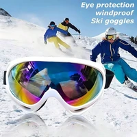 1pc Large Frame Polarized Ski Goggles For Men And Women, Windproof Snowproof UV Protection Anti-Fog Snowboard Goggles For Outdoo 2