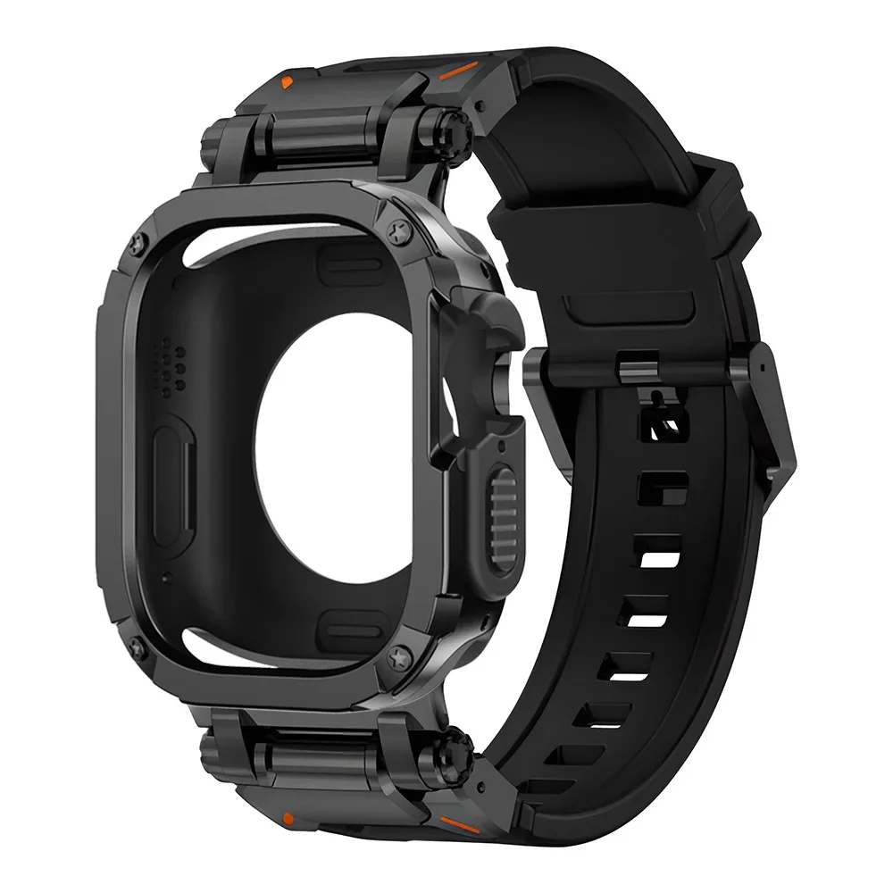 Silicone Strap with TPU Protective Case and Bracelet