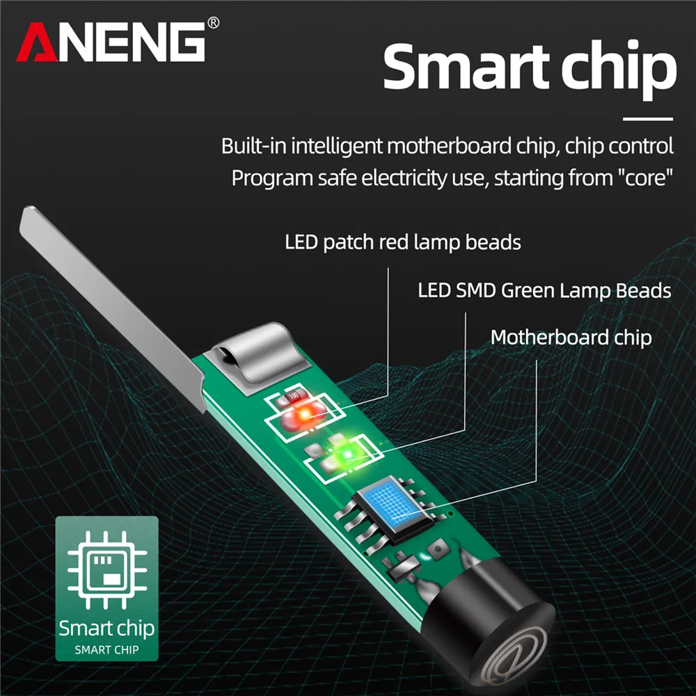 B14 Intelligent Induction Power Voltage Detector Pen 24-250V Circuit Tester Electrical Screwdriver With Indicator Light Sensor 4