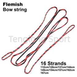 Premium Archery Bowstring - Durable 16-Strand Braided Design for Longbows and Recurve Bows (157cm 1pcs)