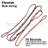 Archery Bowstring 16 Strands Suitable for 48/54/58/60/62/64/66/68/70 In Traditional Longbow Recurve Bow String 1