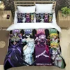Overlord cartoon printed printed Bedding Sets exquisite bed supplies set duvet cover bed comforter set bedding birthday gift 1
