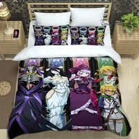 Overlord cartoon printed printed Bedding Sets exquisite bed supplies set duvet cover bed comforter set bedding birthday gift 1