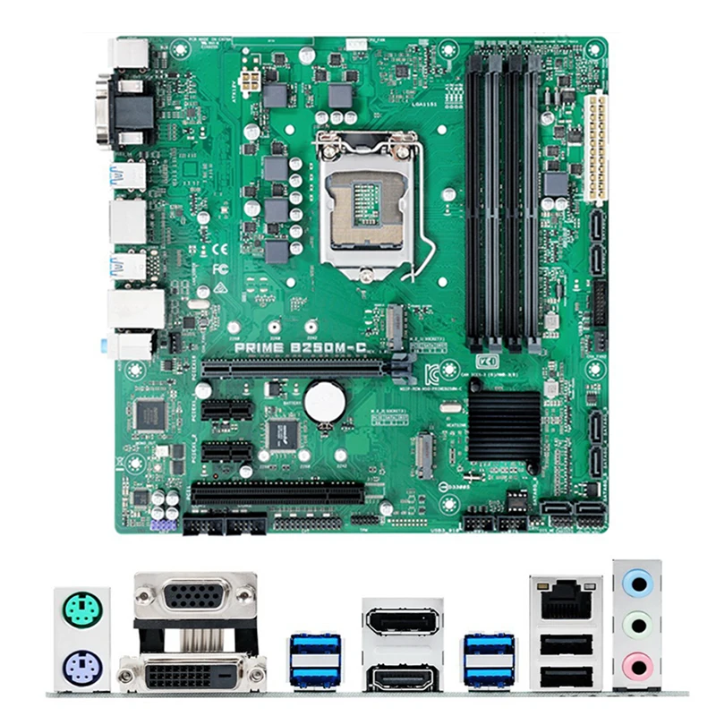 

Intel B250 PRIME B250M-C motherboard Used original LGA1151 LGA 1151 DDR4 64GB USB2.0 USB3.0 SATA3 Desktop Mainboard