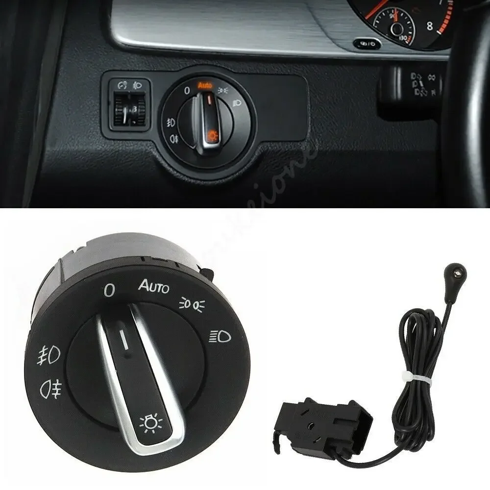 Auto regolare fari fendinebbia interruttore di controllo o sensore per VW Volkswagen Golf Caddy Jetta Tiguan Touran Passat accessori Auto - immagine 6