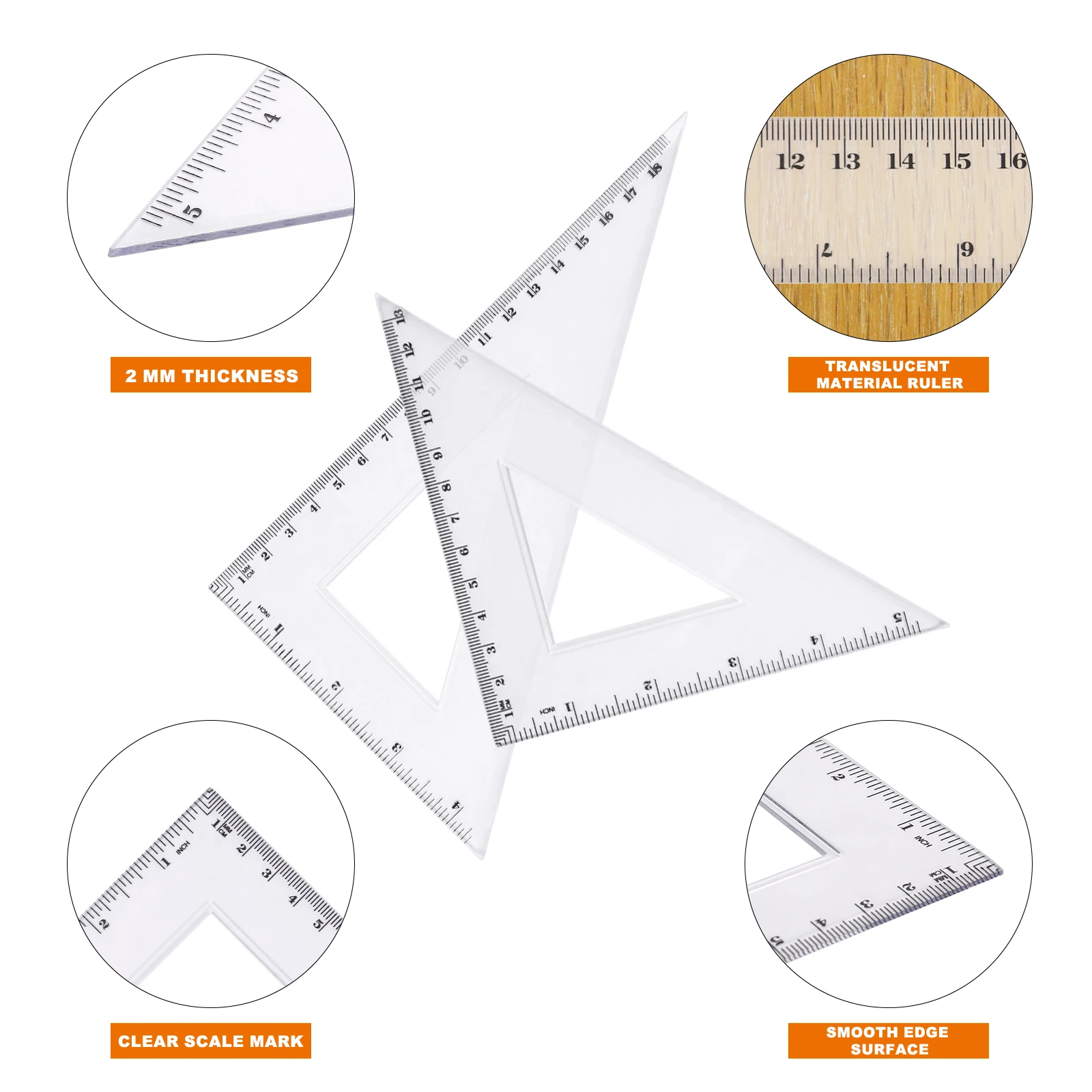 Eagle 4PCS Ruler Set 3