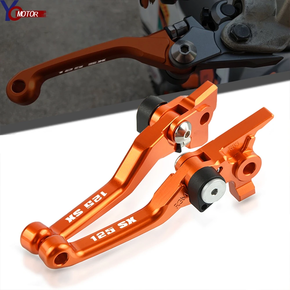 

For SX 125 2019 2018 125sx SX125 XC-W 2004-2020 New Orange Motorcycle Motocross Folding Brake Clutch Levers Aluminum Accessories