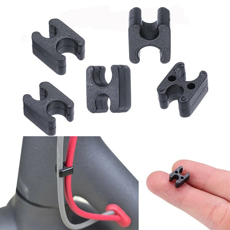 

5x Cable Clip Organizer Clamps For Xiaomi Mijia M365 Electric Scooter Skateboard Plastic Storage Clip Skateboard Supplies