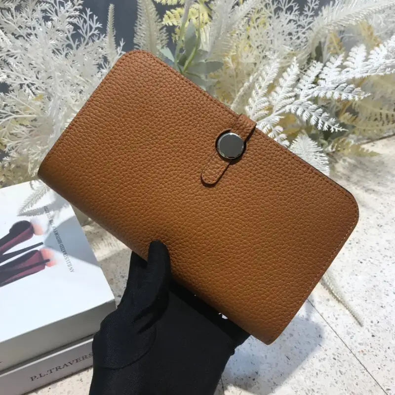 LOMANTINA  Big Sale!Stock Clearance! Limited Sale Genuine Leather Designer Wallet Women Luxury Wallets Ladies High Quality