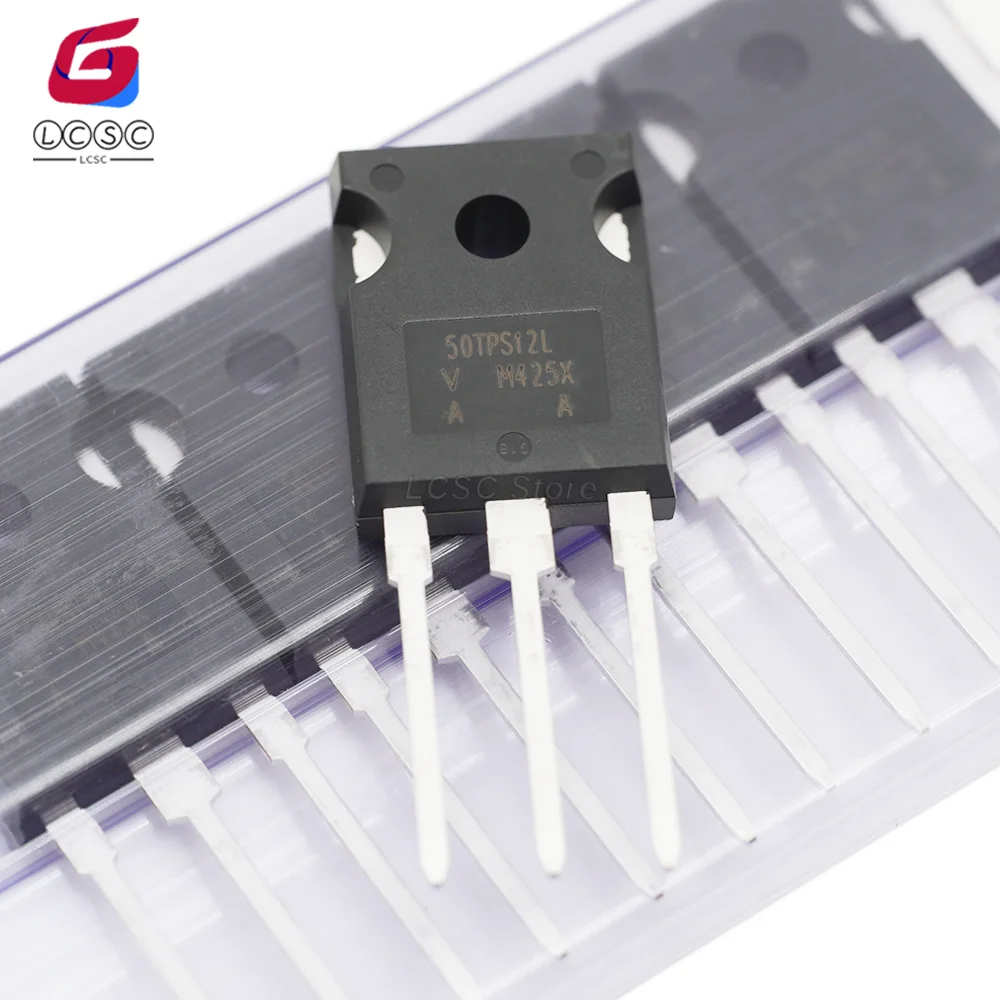 5 개/몫 기존 50TPS12L 사이리스터 고전압 위상 제어 SCR 50A 1.2KV Triac VS-50TPS12L-M3 TO-247