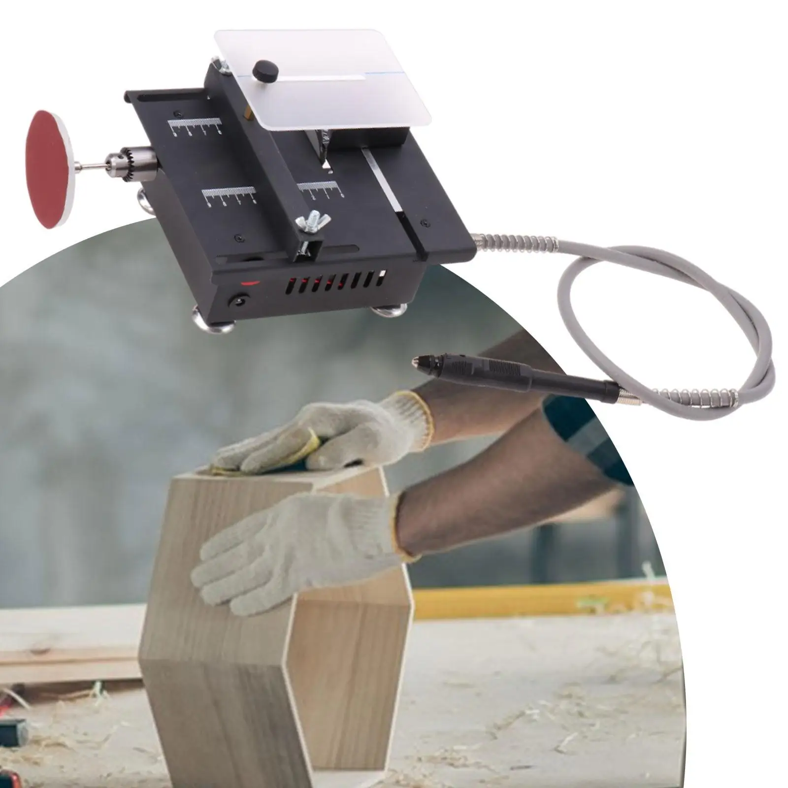 Table Saw Desktop Cutter Engraving Machine for DIY Woodworking Metal Cutting 2