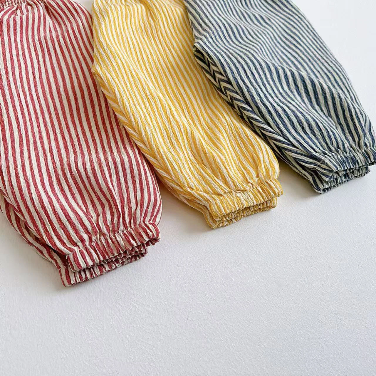2025 Summer New Children Casual Pants Baby Boy Thin Cotton Mosquito Resistant Pants For Girls Plaid Trousers Kids Clothes 2 2025 Summer New Children Casual Pants Baby Boy Thin Cotton Mosquito Resistant Pants For Girls Plaid Trousers Kids Clothes - Image 2