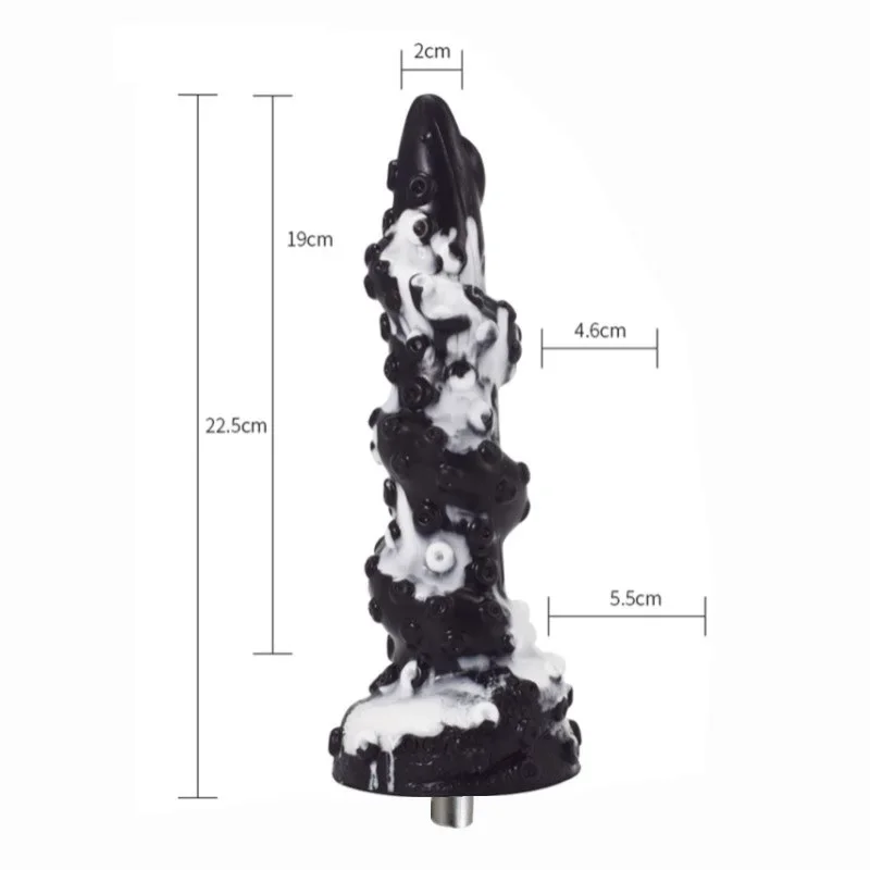 Liquid Silicone Special-shaped Dildos 3XLR Sex Machine Attachments G-spot Stimulate Penis Masturbation Accessories adult toy