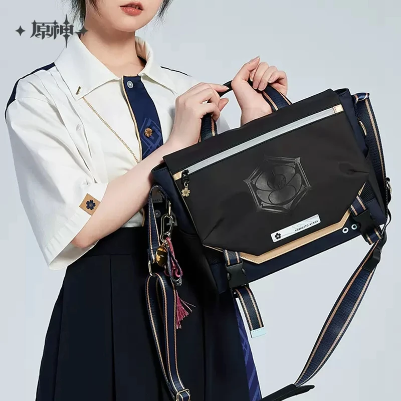 

miHoYo Official New Preorder Kamisato Ayaka Theme Cosplay Messenger Bag Game Genshin Impact Anime Accessories Tote Bag Lolita