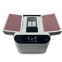 AI Intelligent Auto Card Shuffler and Dealer, Poker Cards Shuffling and Dealing Machine Guan Dan Matches for Holiday Gift