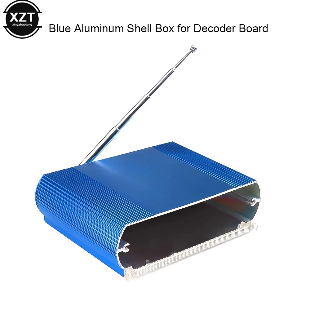 Aluminum Module Case Box for 12v Bluetooth-compatible WMA MP3 Decoder Board Shell Music Player for Car Radio Module USB FM TF