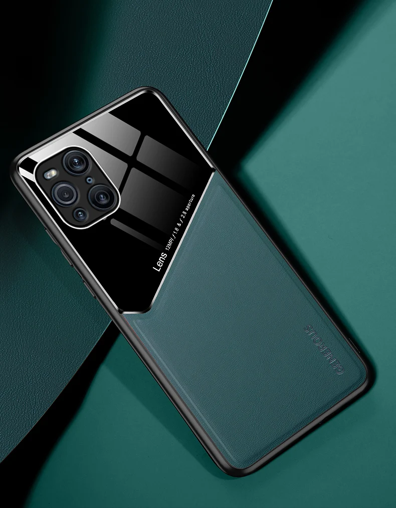 OPPO X3 -kotelo Zroteve-nahkakuvioinen pehmeäkehysinen PC-suojakuori Oppo Find X5 FindX3 Pro Neo FindX5 Lite -puhelimelle_voghion.com