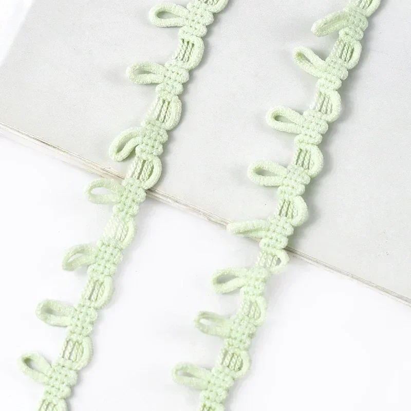 Premium Lace Elastic Band with Button Hole Trim for Stretchable Sewing Projects