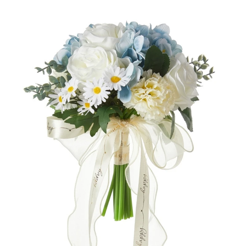 

Wedding Bouquet Flower Bridals Bridesmaids Hand Bouquet Combo Wedding Flower new arrival