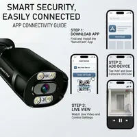 Caméra de sécurité IP PoE Ultra HD 4K pour extérieur, 8MP, 5MP, 4MP en option, caméra de surveillance Onvif, détection humaine, vision nocturne couleur 6