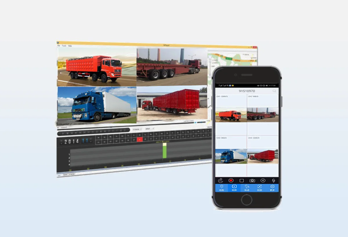 Рисунок 5 - 4G SD MDVR с H.264 Мобильный видеорегистратор