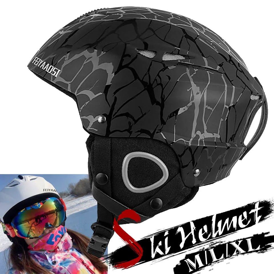 2022 Light Ski Helmet With Safety Certificate Integrallymolded