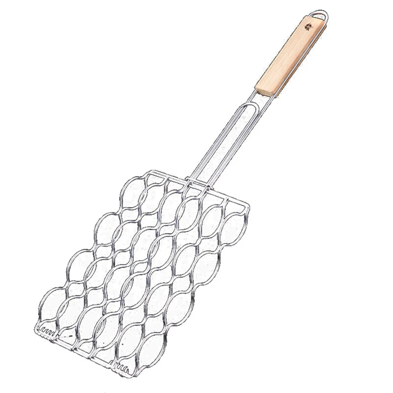 

2PCS Corn BBQ Tongs Stainless Steel Corn Barbecue Grill Detachable Folding Portable Barbecue Net Clip Bbq Grill
