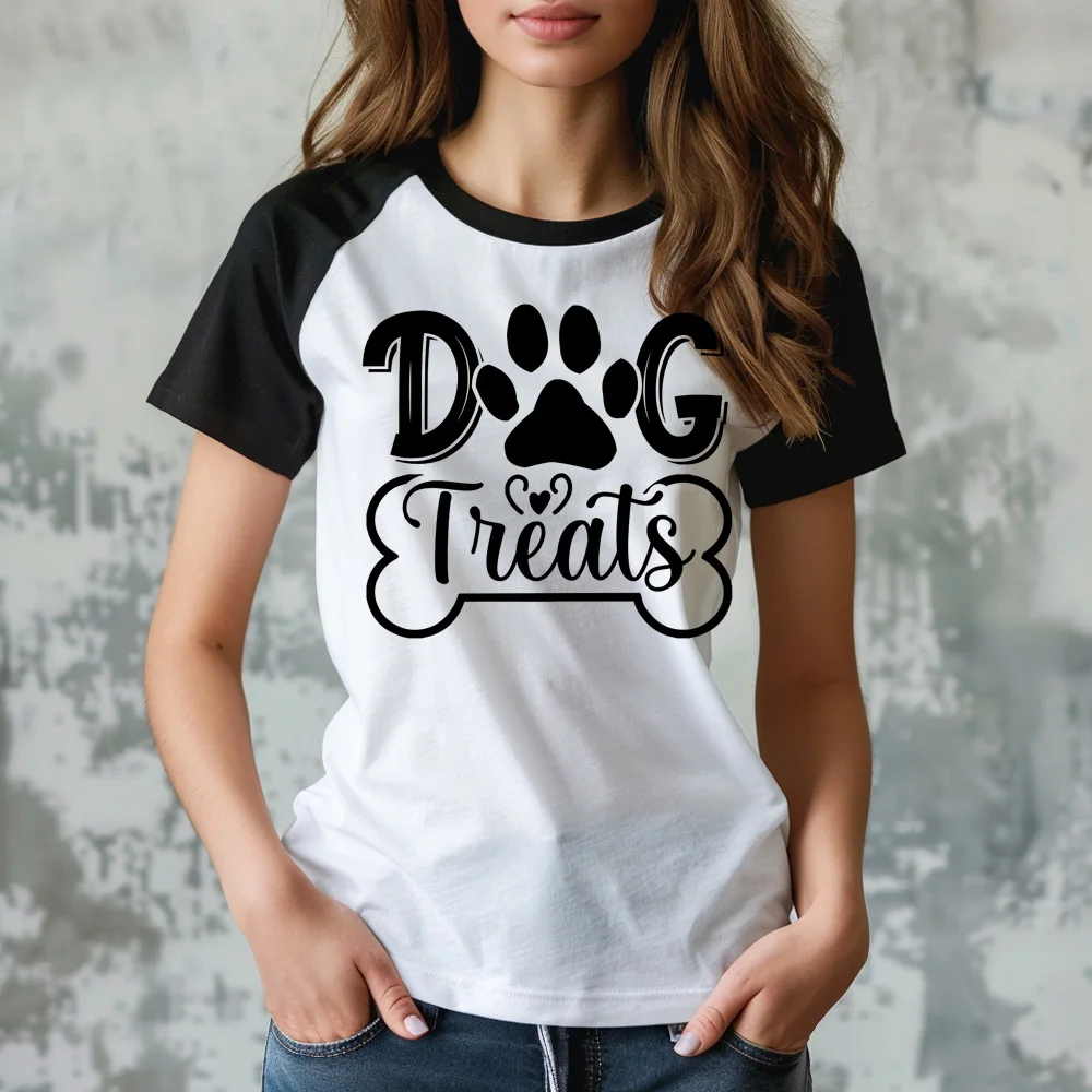 

Dogs Paws t shirt women manga t shirt female anime manga clothing