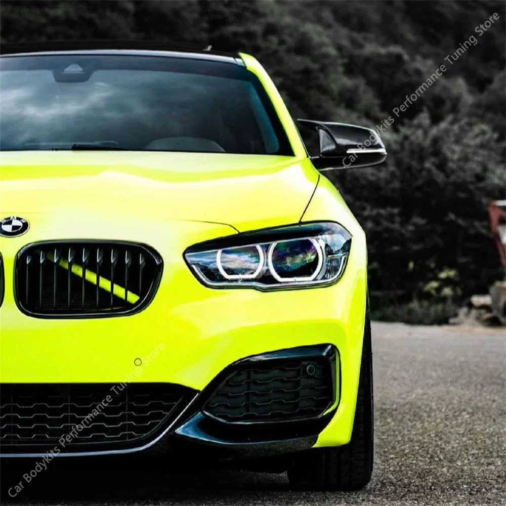 BMW F20 F21 2pcs M 스타일 광택 블랙 자동차 후면보기 미러 커버 캡 트림 쉘 프레임 118i 120i 120d 125i 125d M135i M140i