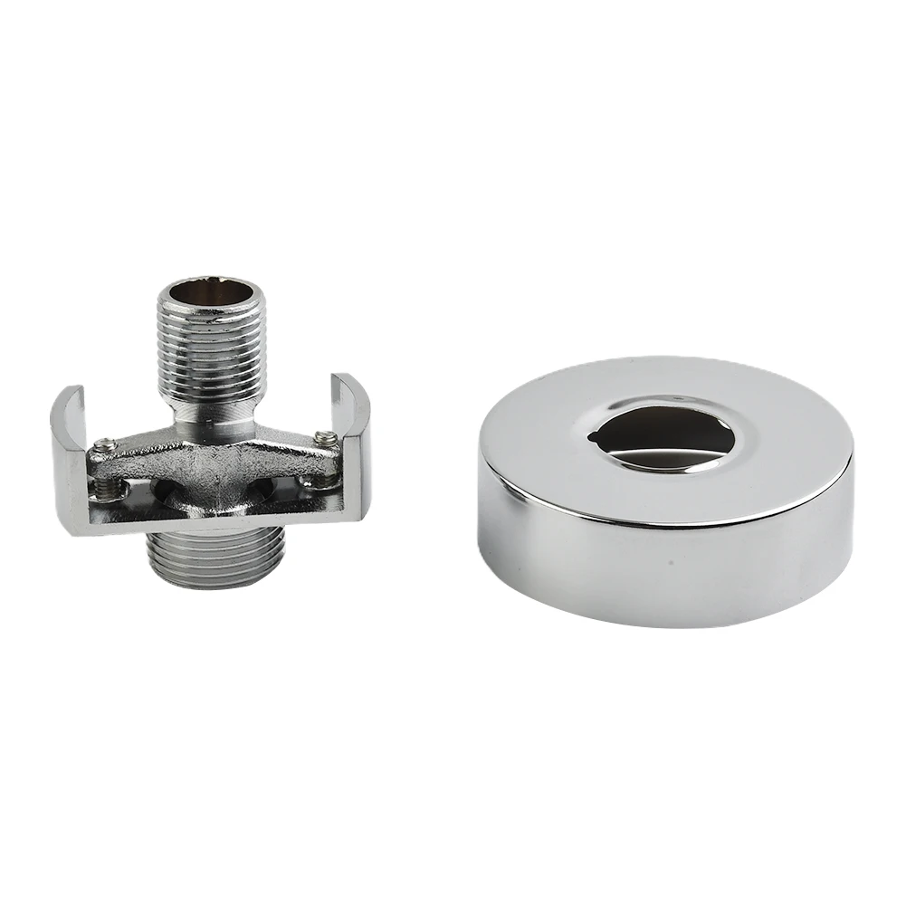 

1pc Universal Curved Foot Shower Faucets Installation Accessories Lengthened Adjustable Angle Shower Valve Universal Curved Foot