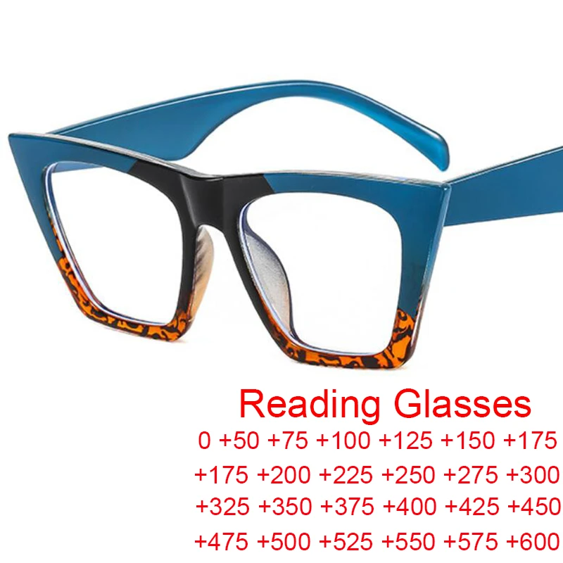 Women Vintage Reading Glasses Big Frame Glasses Reading Vintage