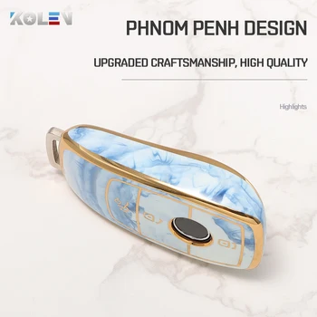 Nuovo TPU Car Remote Key Case Cover Shell per Mercedes Benz W205 W213 W177 X167 A C E S GLS GLE GLC Class AMG Maybach accessori - Nuovo TPU Car Remote Key Case Cover Shell per Mercedes Benz W205 W213 W177 X167