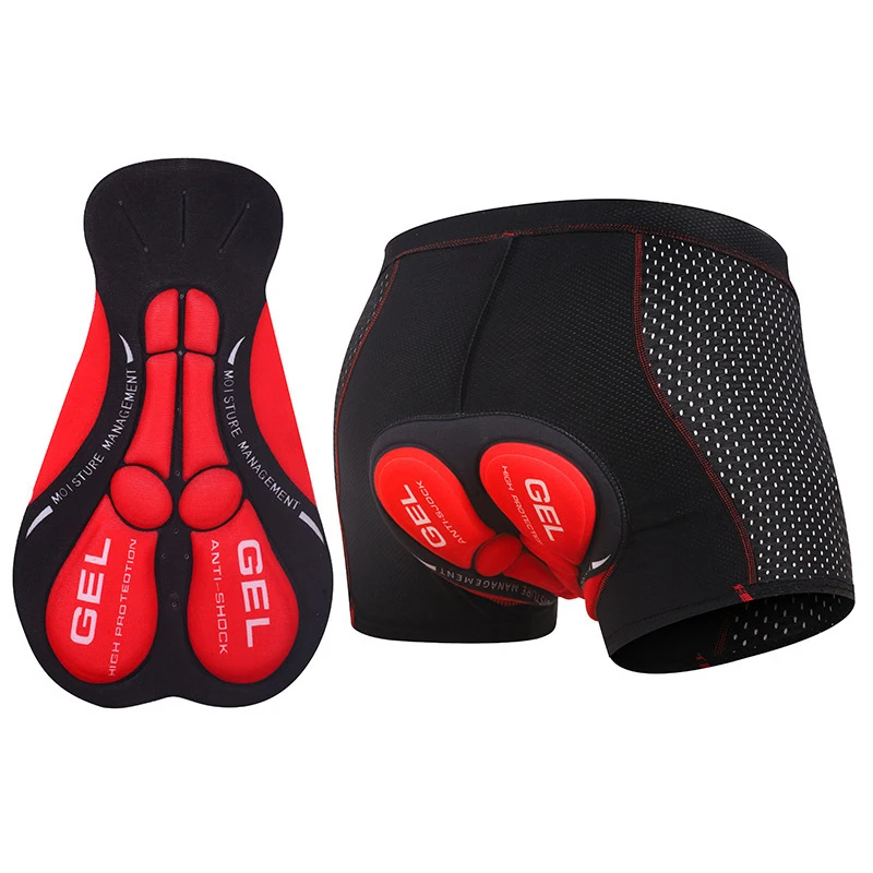 Description Picture 3 of itemNew Cycling Underwear For Men Thickened Silicone Mountain Cycling Pants Quick Drying Road Bike Shorts All Seasons