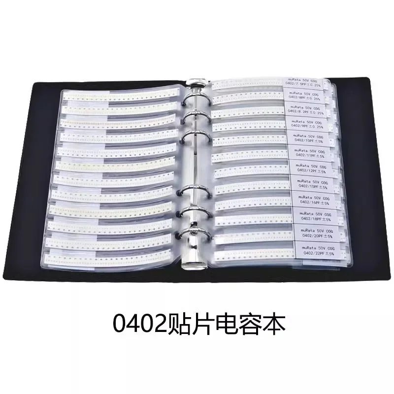 0201 0402 0603 0805 1206 SMD Capacitor Sample Book Chip Capacitance Assortment Set DIY Pack 50/80/90/92values capacitor kit