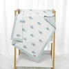 Newborn Baby Blanket 90*70CM Knitted Infant Boy Girl Bedding Quilt Fashion Cute Cartoon Whale Stroller Swaddling Wrap Super Soft 2