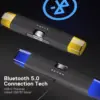 Redragon GS512 Wireless RGB Desktop 2.0 PC Computer RGB Backlight Stereo Soundbar w/BT 5.0/USB Mode Speakers,Black 6