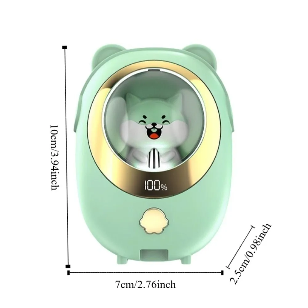 Creative Adjustable Temperature Hand Warmer Rechargeable Cartoon USB Charging Warmer Plastic Mini Electric Warmer Winter